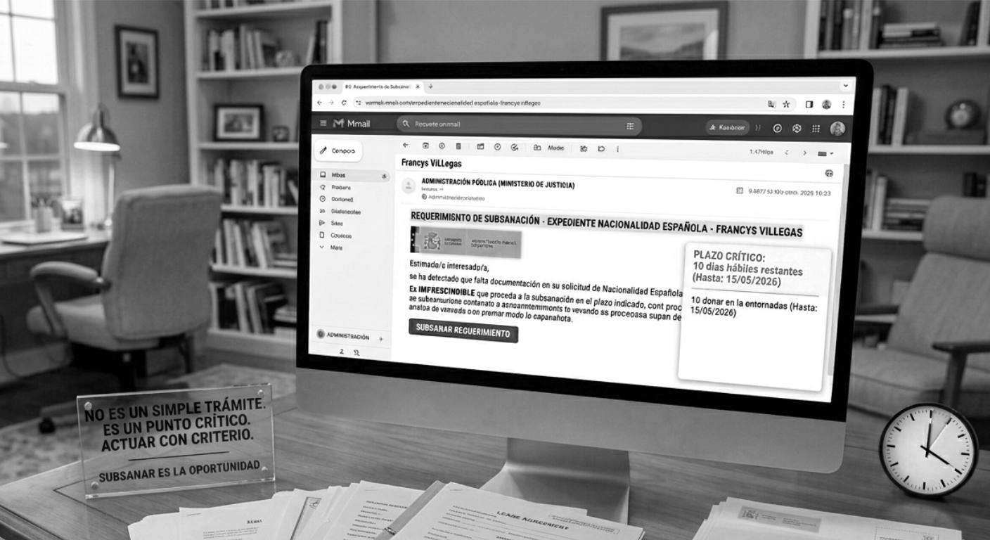 Requerimientos de extranjería en España: qué significan y cómo actuar para evitar una denegación